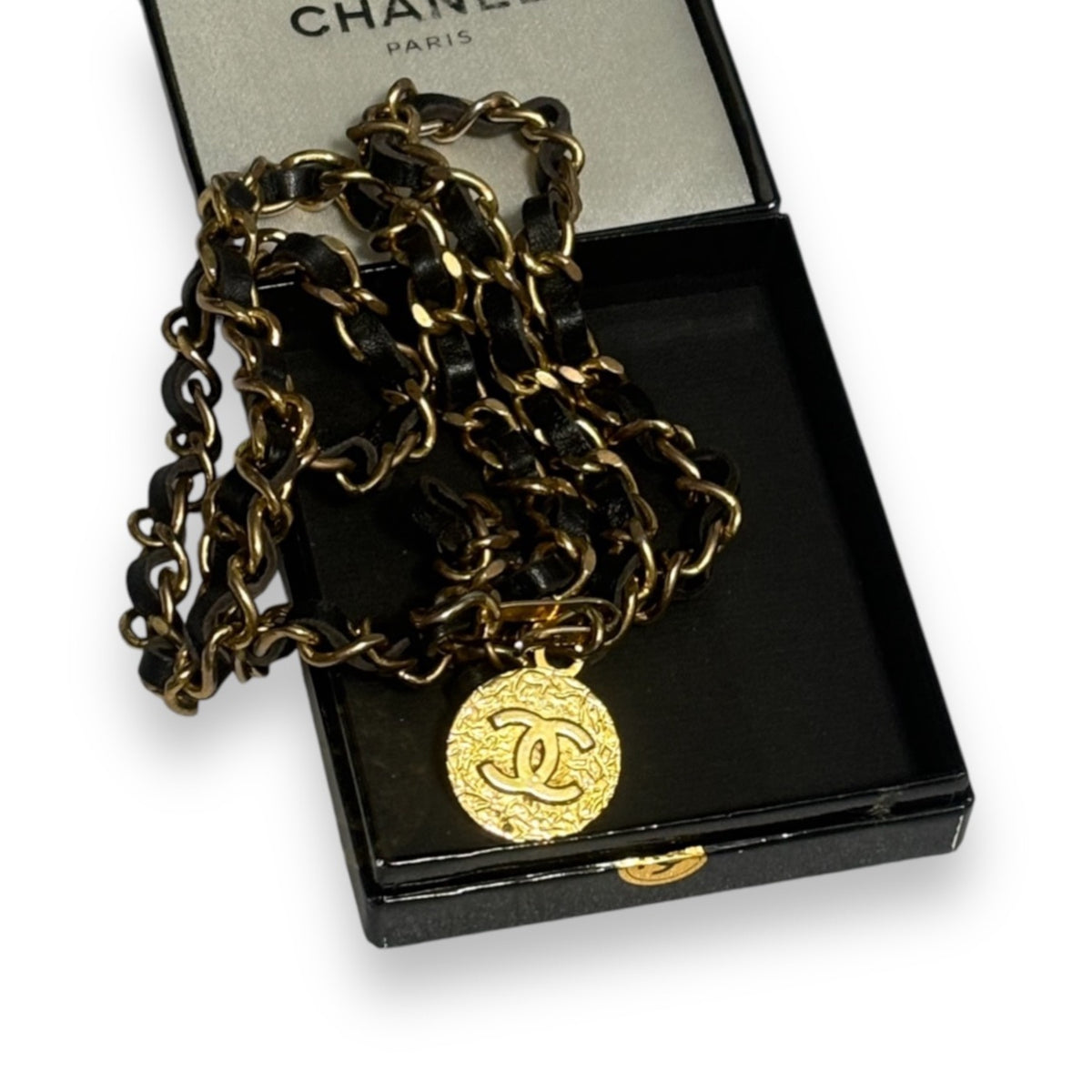CHANEL Vintage 1982 CC Chain Belt Necklace product photograph 7 - VaultedVIP