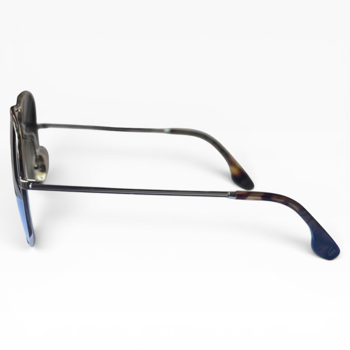 Victoria Beckham VB215S Gold Green Pilot Sunglasses product photograph 4 - VaultedVIP