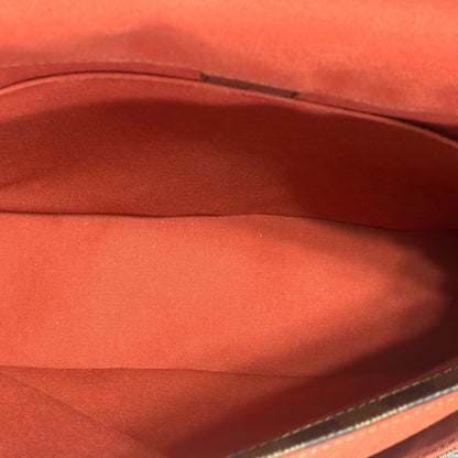 Louis Vuitton Naviglio Damier Ebene Red Messenger Bag product photograph 11 - VaultedVIP