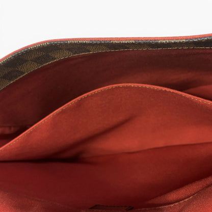 Louis Vuitton Naviglio Damier Ebene Red Messenger Bag product photograph 12 - VaultedVIP