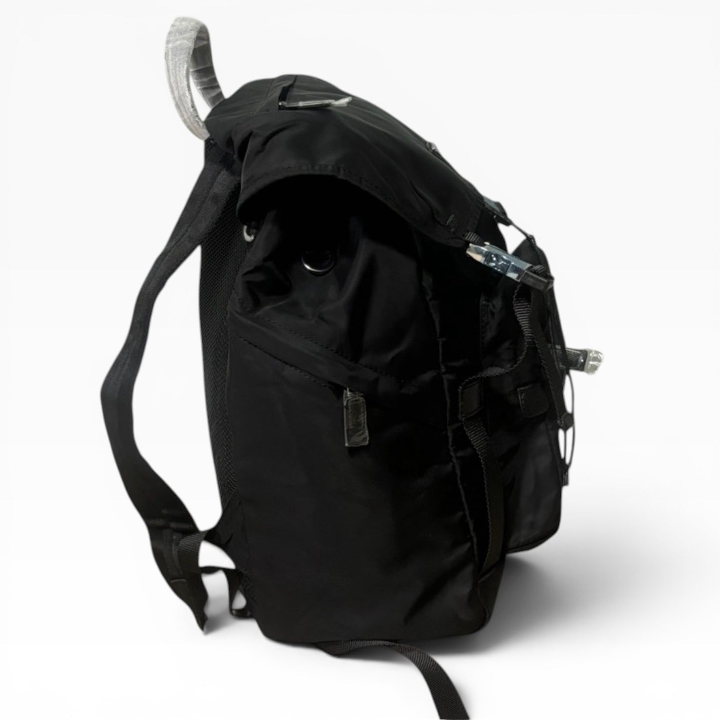 Prada Re-Nylon Flap Backpack