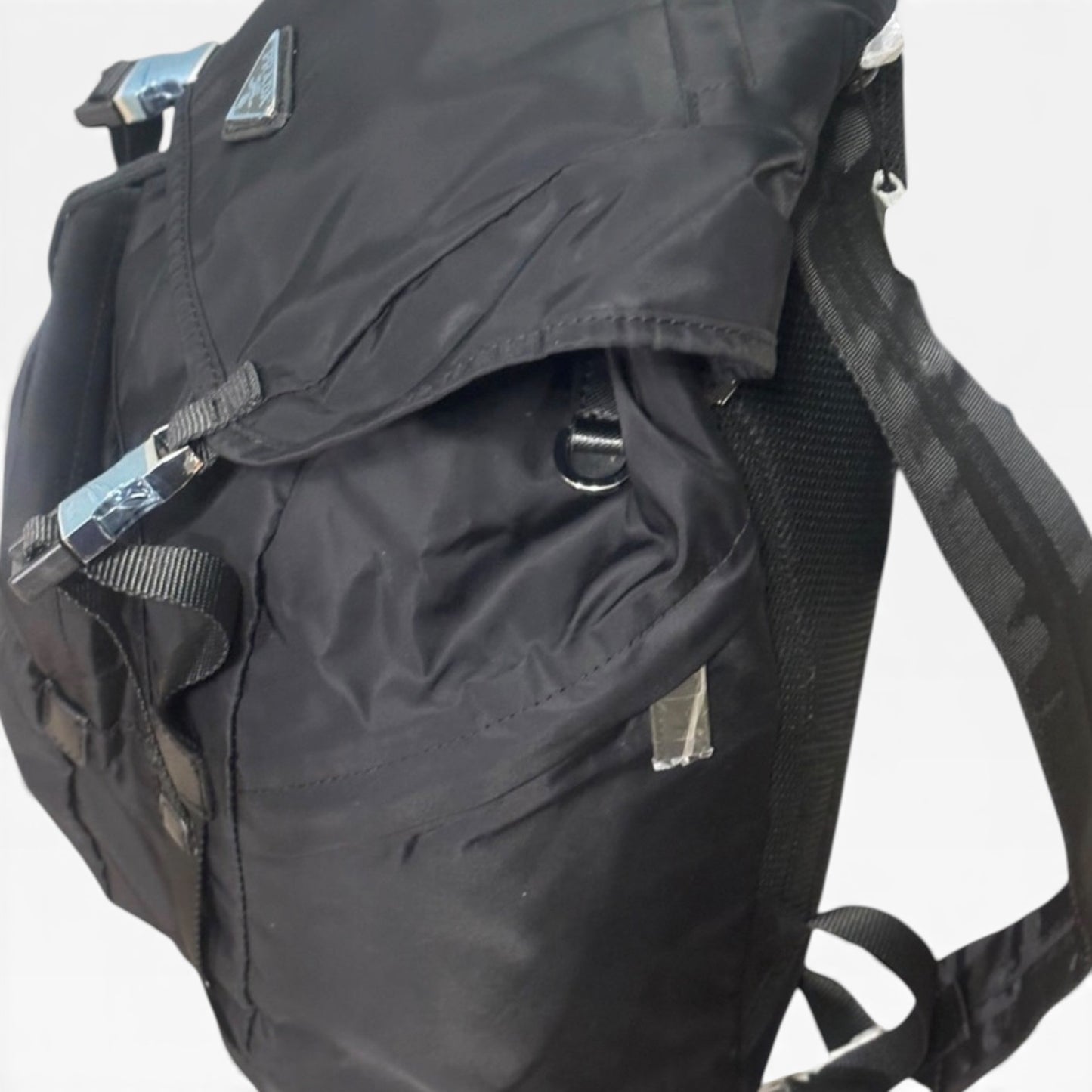Prada Re-Nylon Flap Backpack