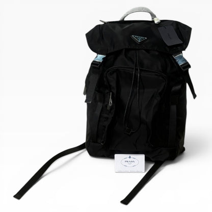 Prada Re-Nylon Flap Backpack