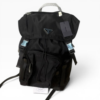 Prada Re-Nylon Flap Backpack