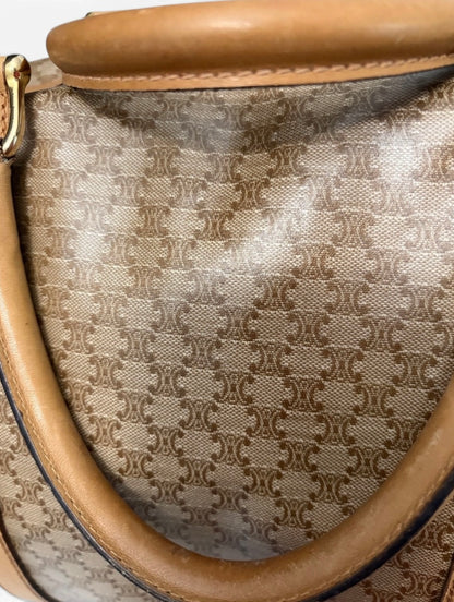 CELINE Vintage Macadam Large Boston Travel Bag product photograph 14 - VaultedVIP