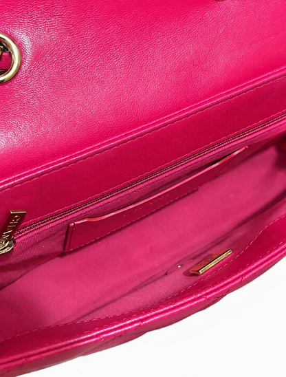 CHANEL Diane Hot Pink Fuchsia Quilted Leather product photograph 15 - VaultedVIP