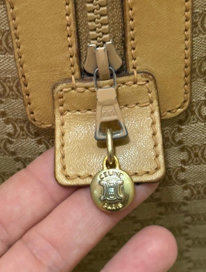 CELINE Vintage Macadam Large Boston Travel Bag product photograph 7 - VaultedVIP